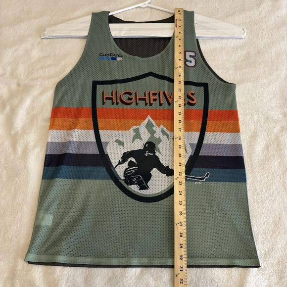 High Fives GoPro Phunkshun Sitski Mens Basketball Jersey Large Rare Streetwear - Picture 7 of 10